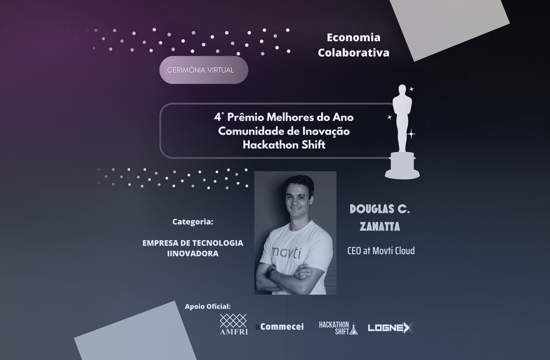 Movti vence prêmio “Empresa de Tecnologia Inovadora” no Hackathon Shift 2022